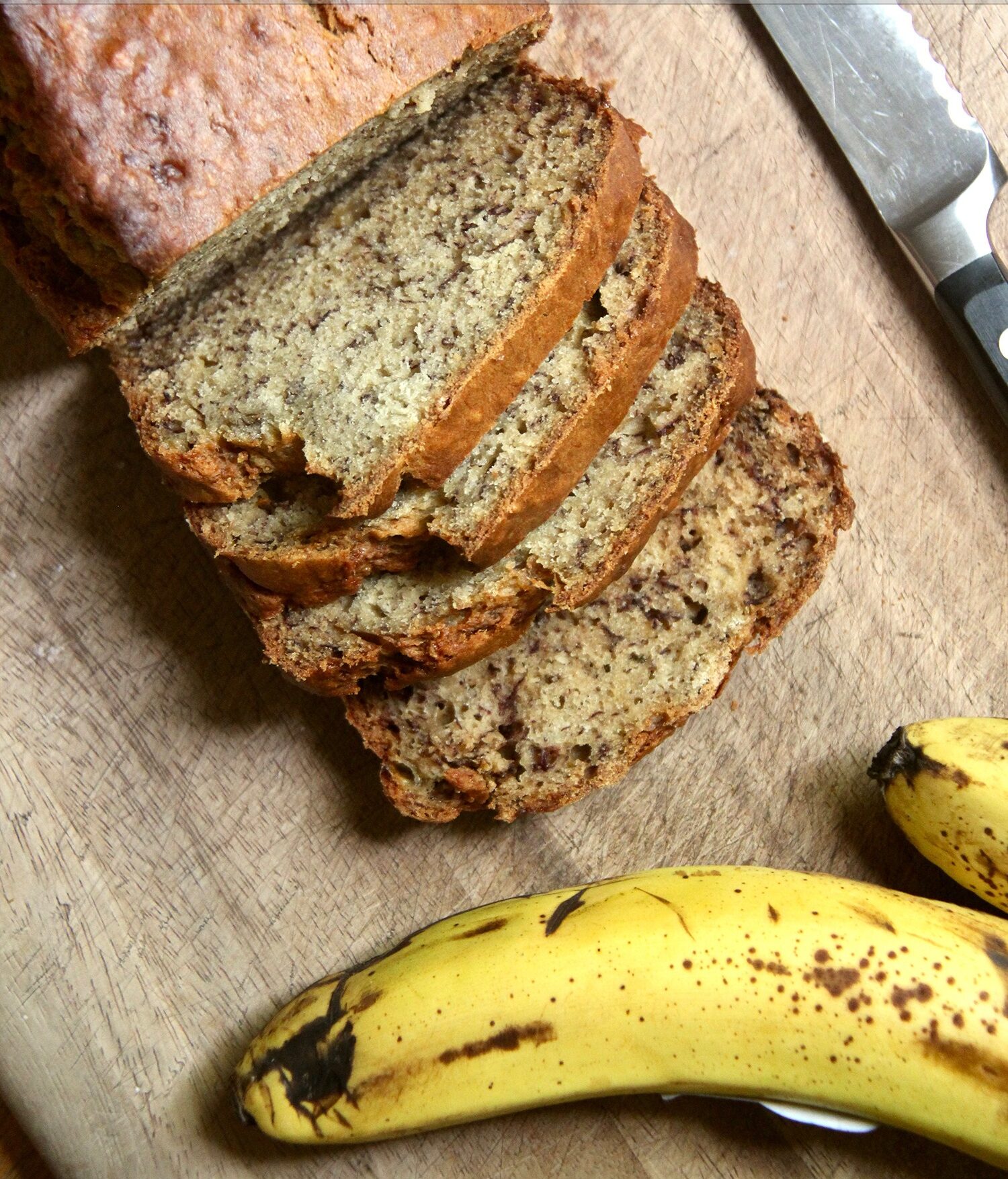 Four Banana Banana Bread
