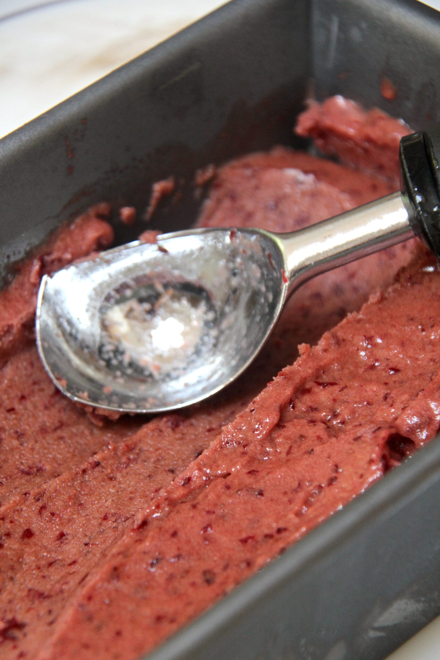 Homemade Cherry Sorbet | just the recipes, please