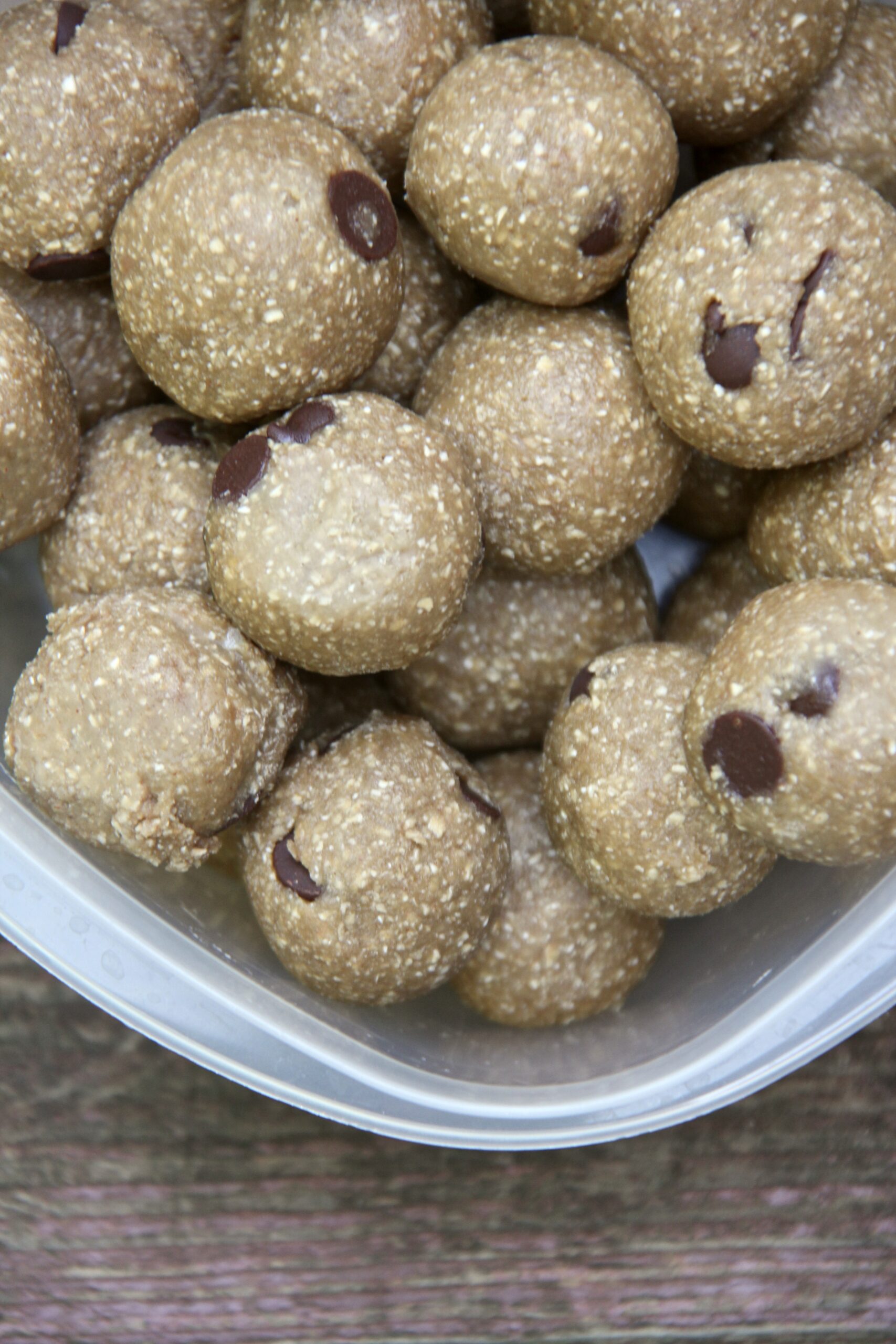 Choclatee Chip Chickpea Bites | just the recipes, please