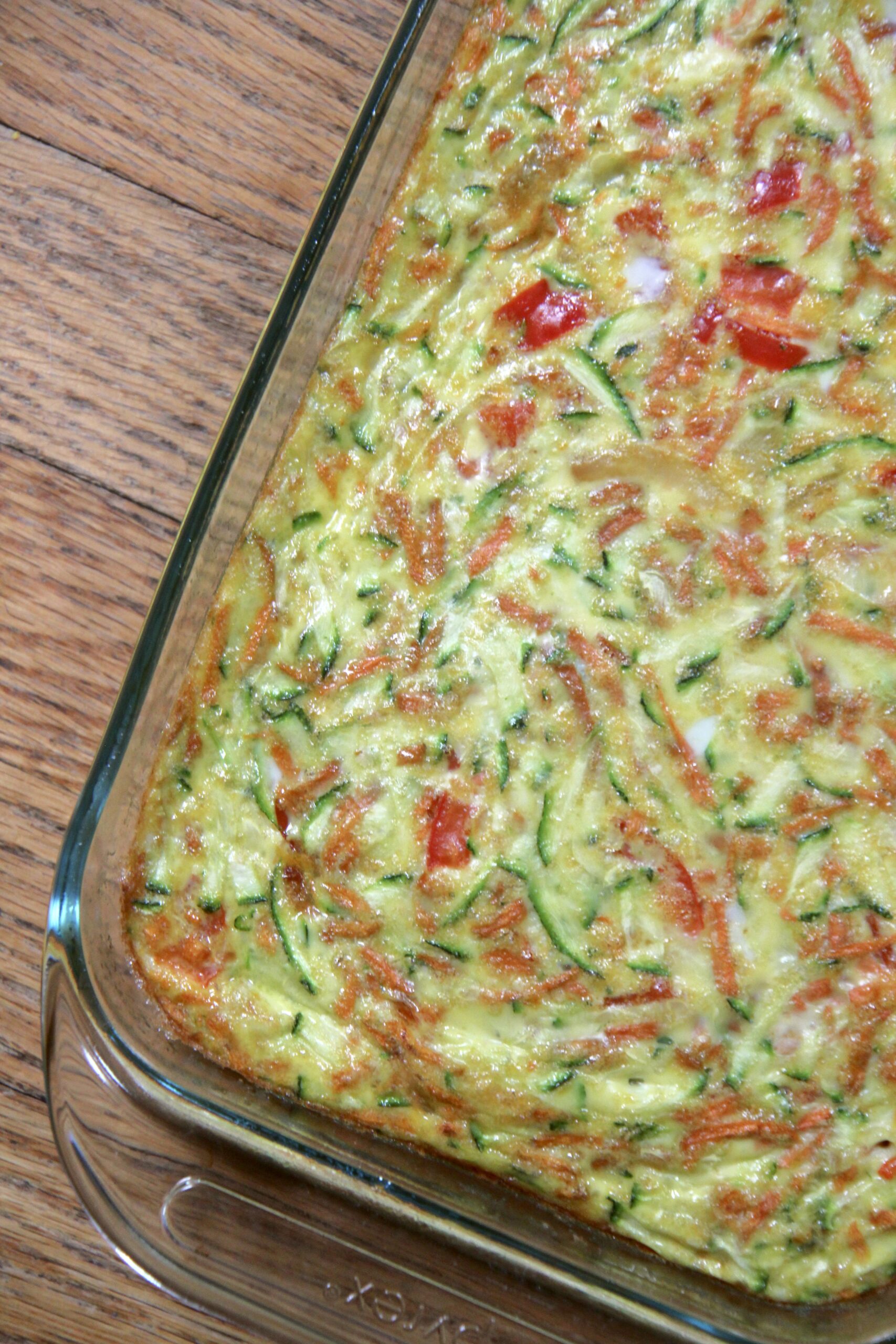 Rainbow Egg Bake | just the recipes, please
