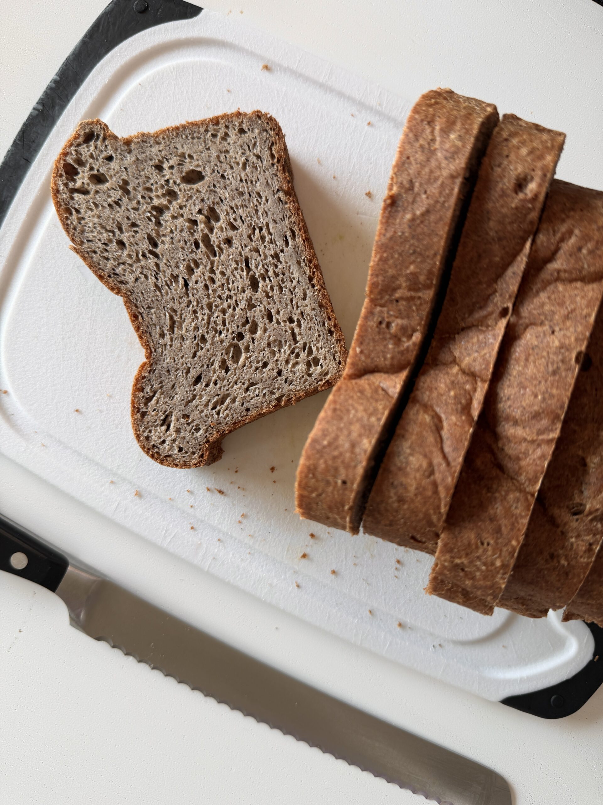 Buckwheat Sandwich Bread - Gluten free and dairy free